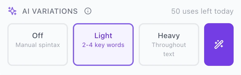 AI Variations Light mode in AI Groups Poster